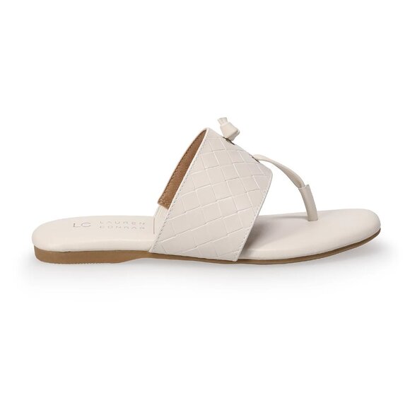 LC Lauren Conrad Wrenn Women's Thong Sandals size 8 - Picture 2 of 3